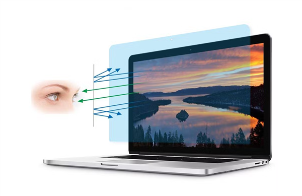 Ảnh đại diện sản phẩm Tấm dán màn hình Laptop, Macbook chống ánh sáng xanh, chống tia cực tím, chống mỏi mắt Cao Cấp