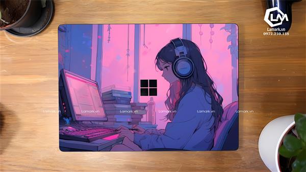 Ảnh đại diện sản phẩm Dán Skin Laptop Surface Hình Cô Gái Mã 05
