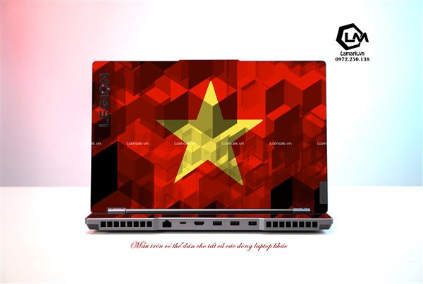 Ảnh đại diện sản phẩm Dán Skin Laptop Lenovo Hình Cờ Việt Nam 01