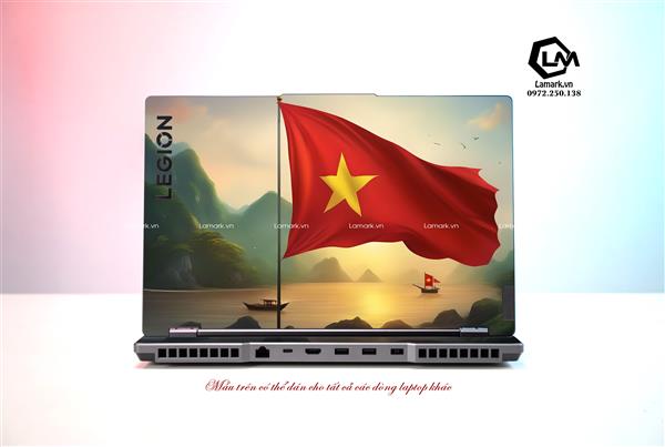 Ảnh đại diện sản phẩm Dán Skin Laptop Lenovo Hình Cờ Việt Nam 03