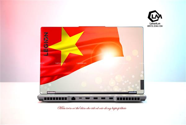 Ảnh đại diện sản phẩm Dán Skin Laptop Lenovo Hình Cờ Việt Nam 04