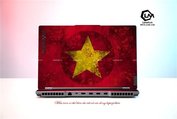 Ảnh đại diện sản phẩm Dán Skin Laptop Lenovo Hình Cờ Việt Nam 05