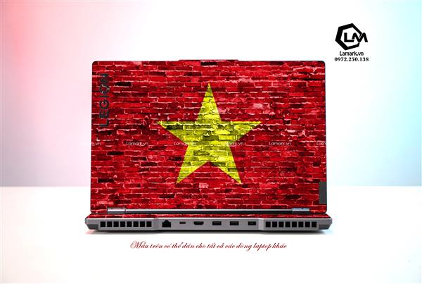 Ảnh đại diện sản phẩm Dán Skin Laptop Lenovo Hình Cờ Việt Nam 10