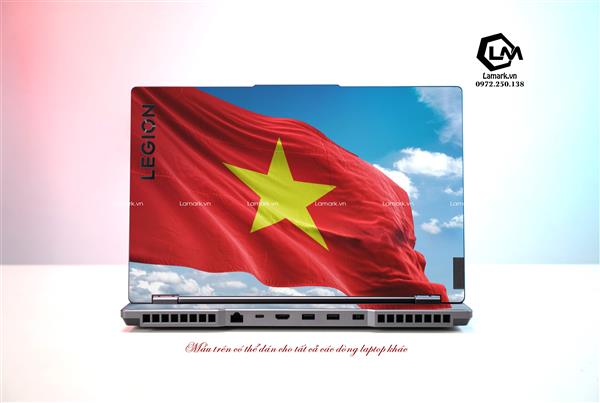 Ảnh đại diện sản phẩm Dán Skin Laptop Lenovo Hình Cờ Việt Nam 12