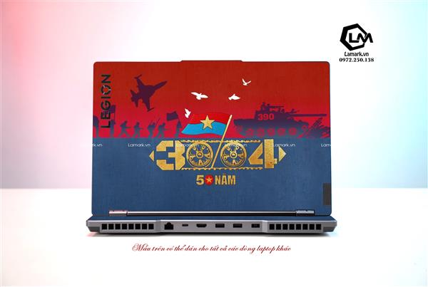 Ảnh đại diện sản phẩm Dán Skin Laptop Lenovo Hình Cờ Việt Nam 23