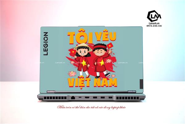Ảnh đại diện sản phẩm Dán Skin Laptop Lenovo Hình Cờ Việt Nam 28