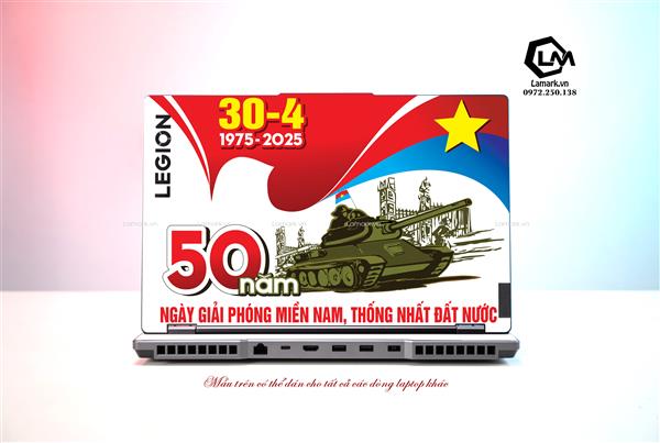 Ảnh đại diện sản phẩm Dán Skin Laptop Lenovo Hình Cờ Việt Nam 31