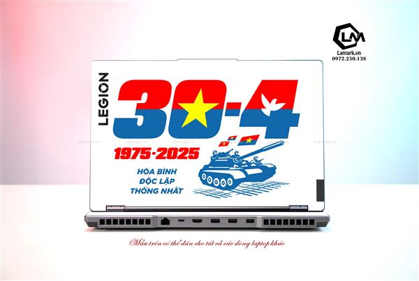 Ảnh đại diện sản phẩm Dán Skin Laptop Lenovo Hình Cờ Việt Nam 32