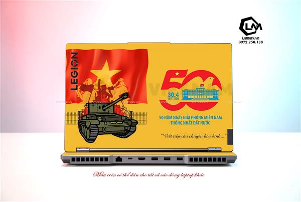 Ảnh đại diện sản phẩm Dán Skin Laptop Lenovo Hình Cờ Việt Nam 34