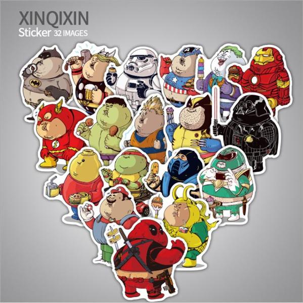 Ảnh đại diện sản phẩm Bộ 32 miếng sticke siêu anh hùng marvel