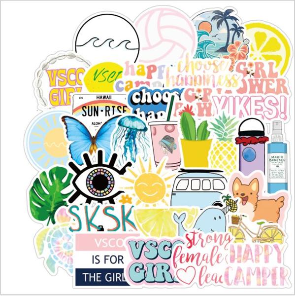 Ảnh đại diện sản phẩm Bộ 100 miếng sticker đủ màu và dễ thương