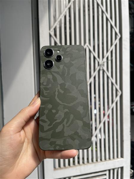 Ảnh đại diện sản phẩm Skin Điện Thoại Iphone Vân Nổi 3M Army Green Camo (Camo xanh)