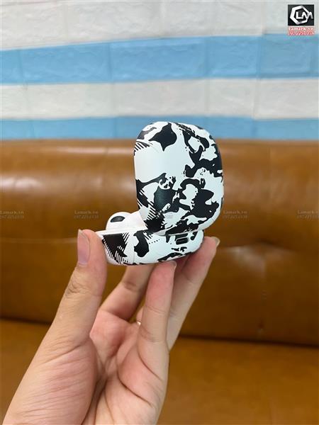 Ảnh đại diện sản phẩm Skin Tai Nghe Samsung Vân Nổi 3M White Camo (Trắng Camo)