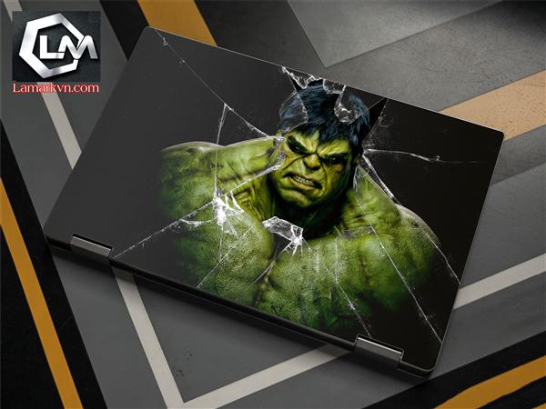Ảnh đại diện sản phẩm Dán skin laptop nhân vật hoạt hình, truyện tranh , HULK D362