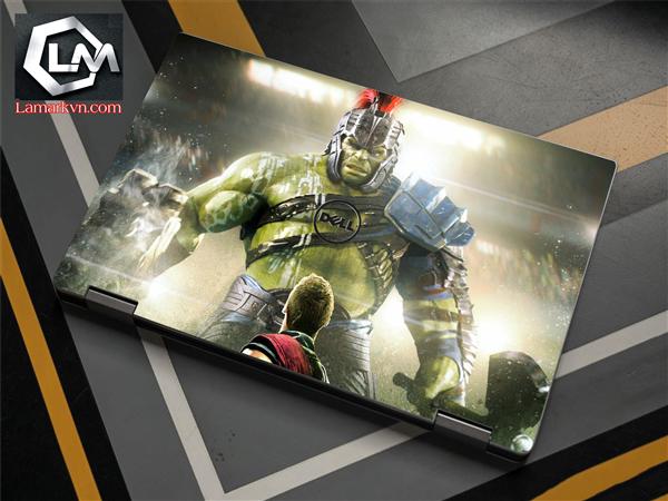 Ảnh đại diện sản phẩm Dán skin laptop nhân vật hoạt hình, truyện tranh , HULK D359