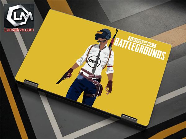 Ảnh đại diện sản phẩm |Dán skin laptop nhân vật hoạt hình, truyện tranh , pubg D347