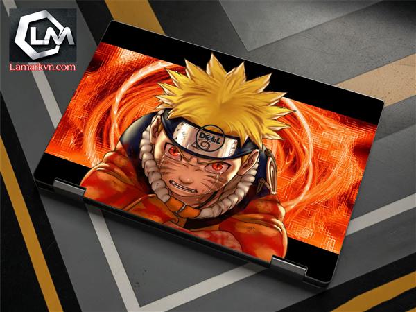 Ảnh đại diện sản phẩm Dán skin laptop mặt lưng và full phím naruto D333