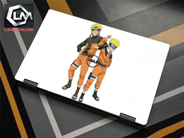 Ảnh đại diện sản phẩm Dán skin laptop mặt lưng và full phím naruto D332