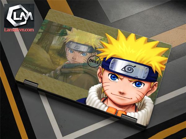 Ảnh đại diện sản phẩm Dán skin laptop mặt lưng và full phím naruto D331