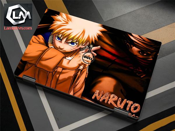 Ảnh đại diện sản phẩm Dán skin laptop mặt lưng và full phím naruto D330
