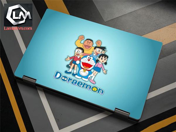 Ảnh đại diện sản phẩm Dán skin laptop mặt lưng và full phím Doraemon D328