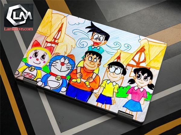 Ảnh đại diện sản phẩm Dán skin laptop mặt lưng và full phím Doraemon D325