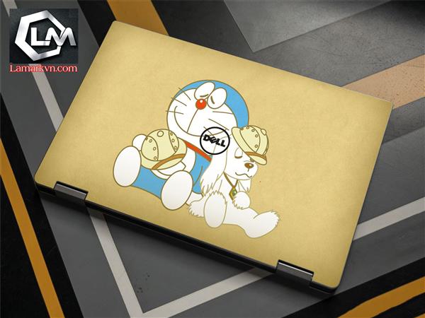 Ảnh đại diện sản phẩm Dán skin laptop mặt lưng và full phím Doraemon D323