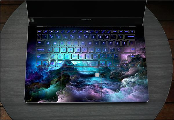 Ảnh đại diện sản phẩm Dán skin laptop Bầu trời  , Galaxy, bản đồ A70