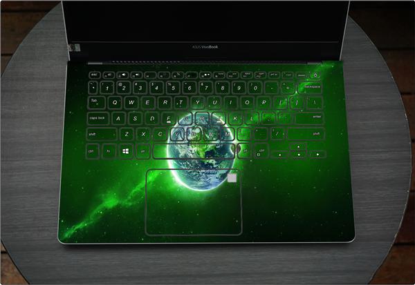Ảnh đại diện sản phẩm Dán skin laptop Bầu trời  , Galaxy, bản đồ A67
