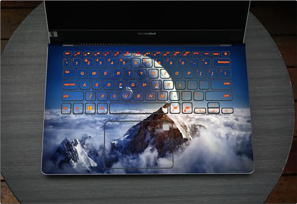 Ảnh đại diện sản phẩm Dán skin laptop Bầu trời  , Galaxy, bản đồ A64