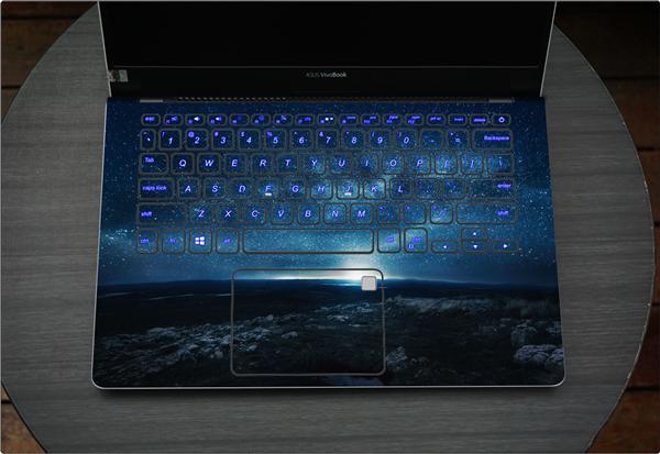 Ảnh đại diện sản phẩm Dán skin laptop Bầu trời  , Galaxy, bản đồ A54