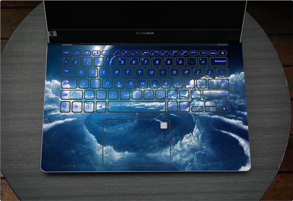 Ảnh đại diện sản phẩm Dán skin laptop Bầu trời  , Galaxy, bản đồ A42