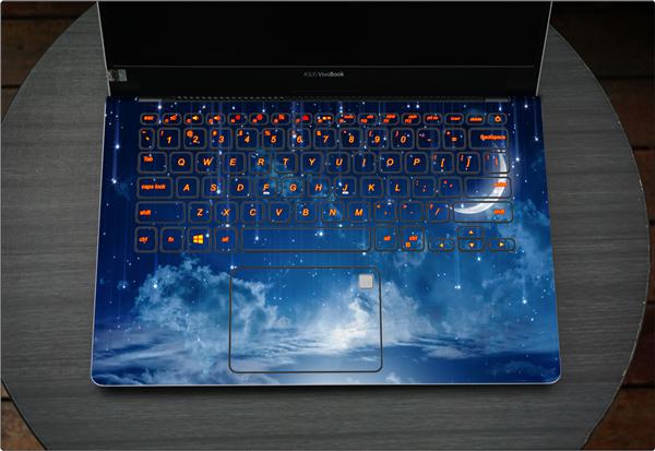 Ảnh đại diện sản phẩm Dán skin laptop Bầu trời  , Galaxy, bản đồ A40