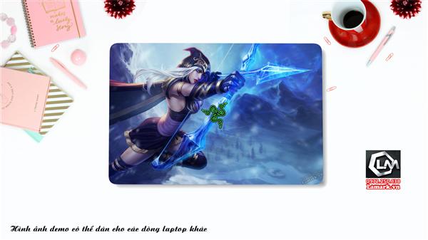 Ảnh đại diện sản phẩm Dán skin laptop nhân vật game ashe RZ74