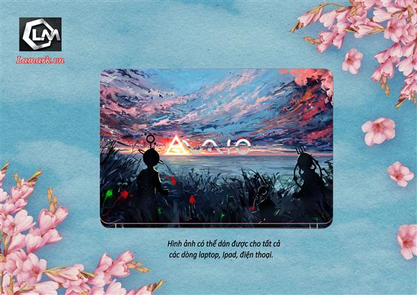 Ảnh đại diện sản phẩm Dán skin laptop thiên nhiên , hoa văn V02