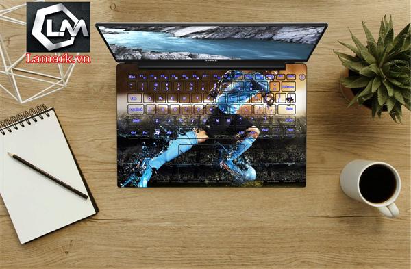 Ảnh đại diện sản phẩm Dánskin laptop mặt lưng và full phím bóng đá , real madrid D126