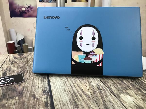 Ảnh đại diện sản phẩm Skin laptop Lenovo nhân vật Vô diện ôm bỏng ngô
