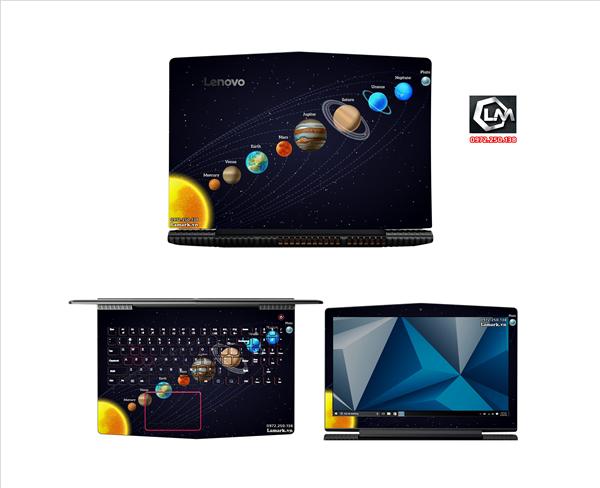 Ảnh đại diện sản phẩm Dán skin laptop bầu trời , galaxy , bản đồ L47