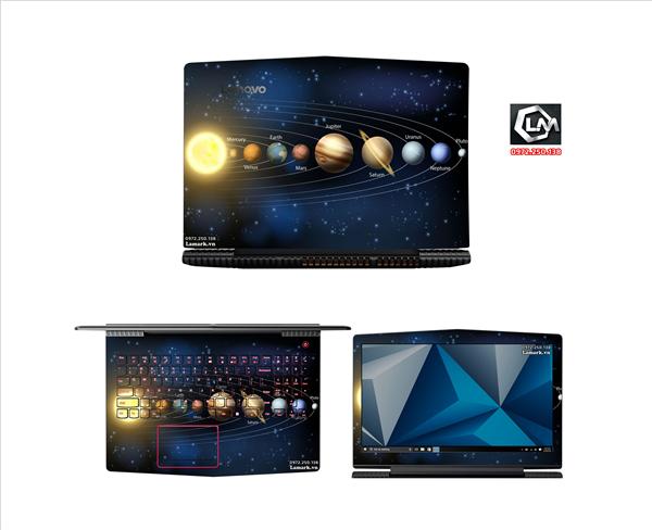 Ảnh đại diện sản phẩm Dán skin laptop bầu trời , galaxy , bản đồ L42
