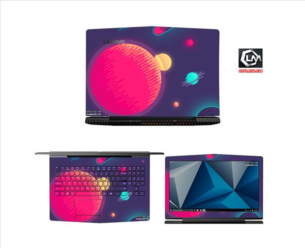 Ảnh đại diện sản phẩm Dán skin laptop bầu trời , galaxy , bản đồ L41