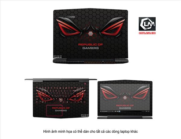 Ảnh đại diện sản phẩm Dán skin laptop gaming , game thủ L23
