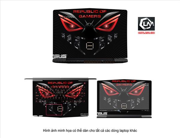 Ảnh đại diện sản phẩm Dán skin laptop gaming , game thủ L19