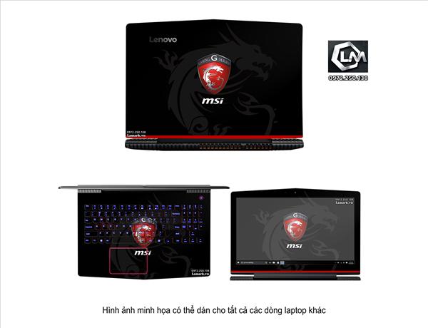 Ảnh đại diện sản phẩm Dán skin laptop gaming MSI L02