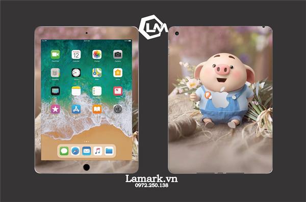 Ảnh đại diện sản phẩm Skin ipad 2 mặt hình heo hồng dễ thương
