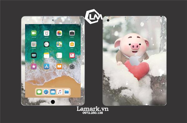 Ảnh đại diện sản phẩm Skin ipad 2 mặt hình heo hồng dễ thương