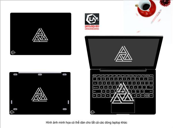 Ảnh đại diện sản phẩm Dán skin laptop đen ít chi tiết X11