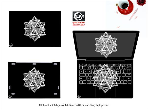 Ảnh đại diện sản phẩm Dán skin laptop đen ít chi tiết X09
