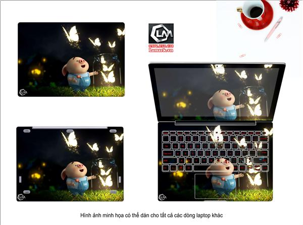 Ảnh đại diện sản phẩm Dán skin laptop heo xinh , dễ thương X04