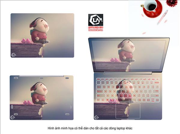 Ảnh đại diện sản phẩm Dán skin laptop heo xinh , dễ thương X03