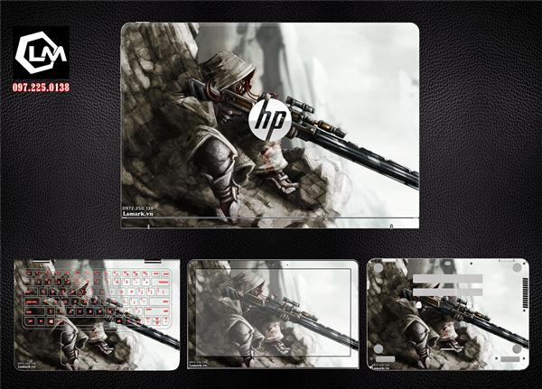 Ảnh đại diện sản phẩm Dán skin laptop HP Hình Siêu Ngầu A581